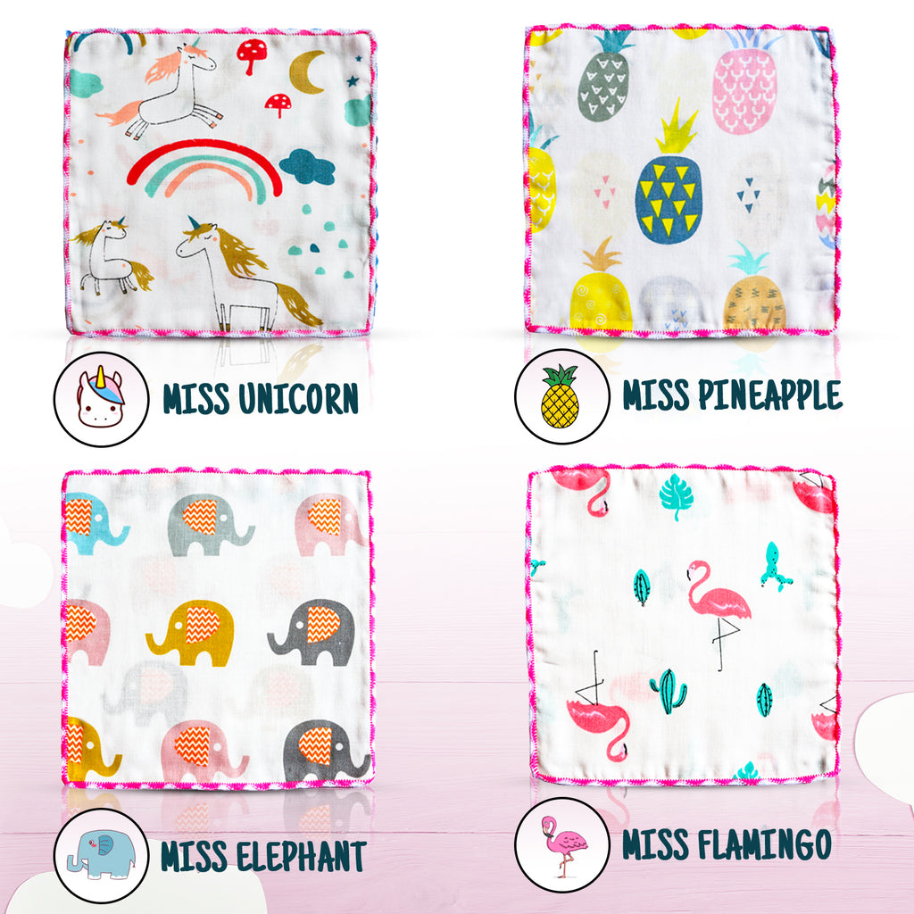 60 Pack Baby Washcloths Set