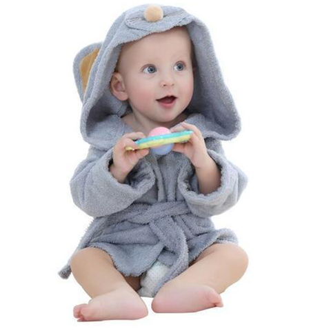 Baby Cartoon Robe Hoodie