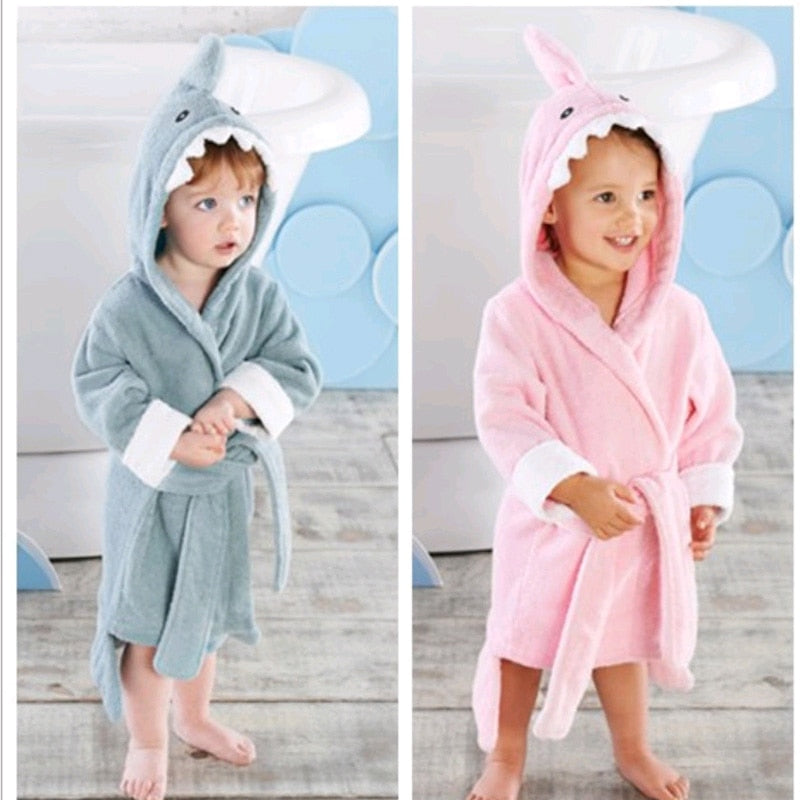 Baby Cartoon Robe Hoodie