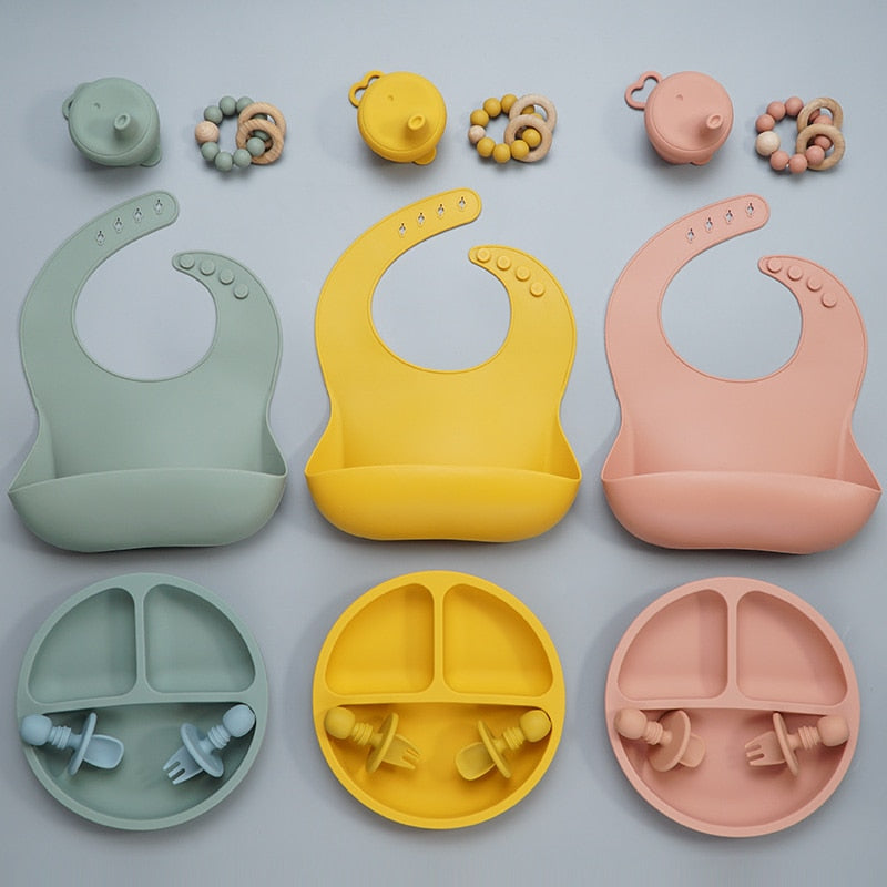 Silicone Baby Feeding Set