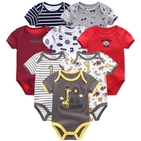 8 Pieces Baby Rompers