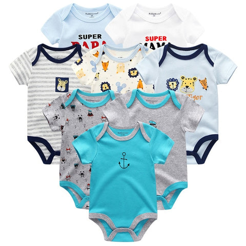 8 Pieces Baby Rompers