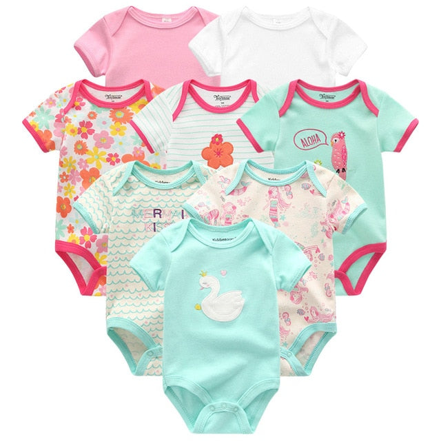 8 Pieces Baby Rompers