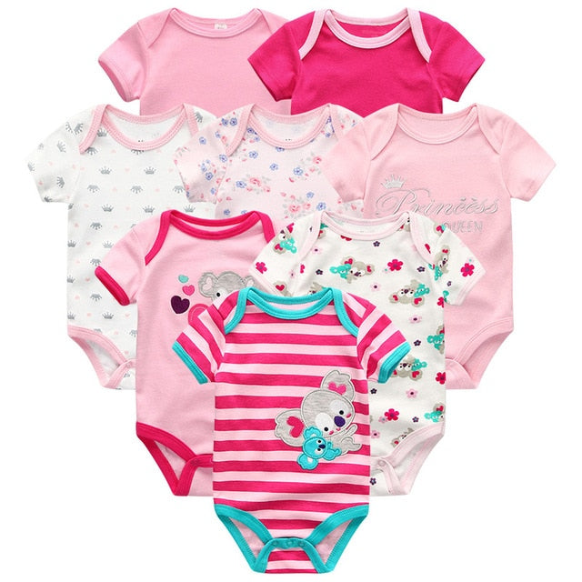 8 Pieces Baby Rompers
