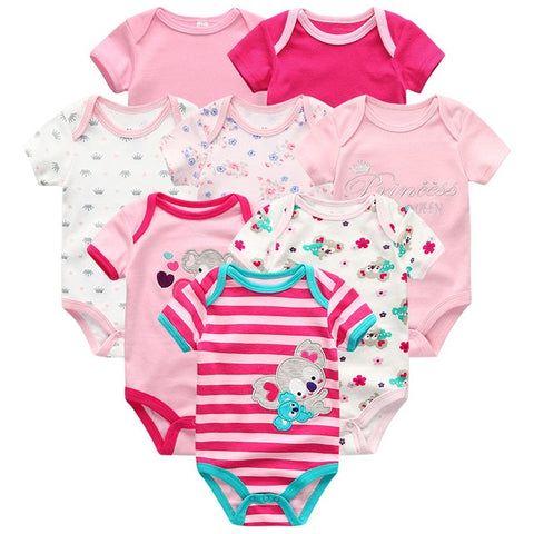 8 Pieces Baby Rompers