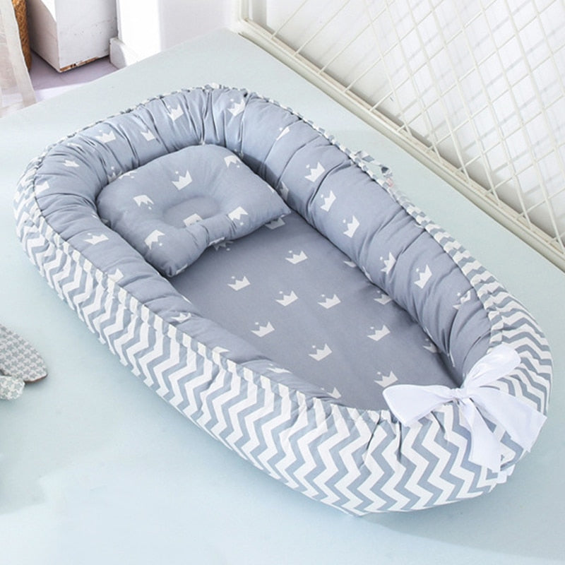 Baby Nest Bed with Pillow