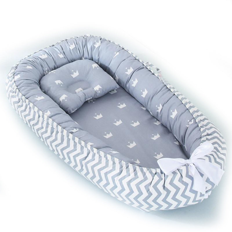 Baby Nest Bed with Pillow