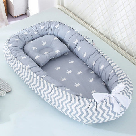 Baby Nest Bed with Pillow