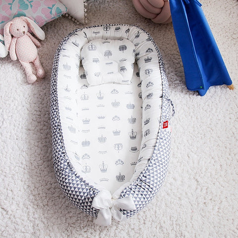 Baby Nest Bed with Pillow