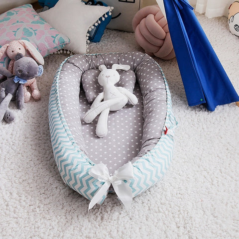 Baby Nest Bed with Pillow