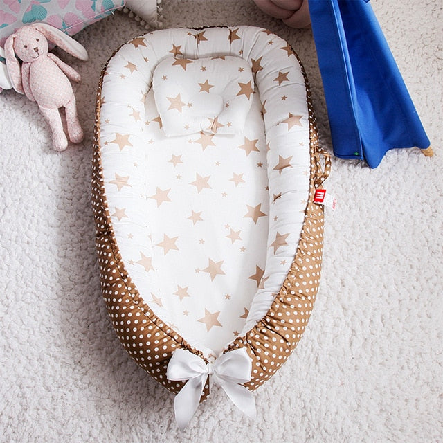 Baby Nest Bed with Pillow