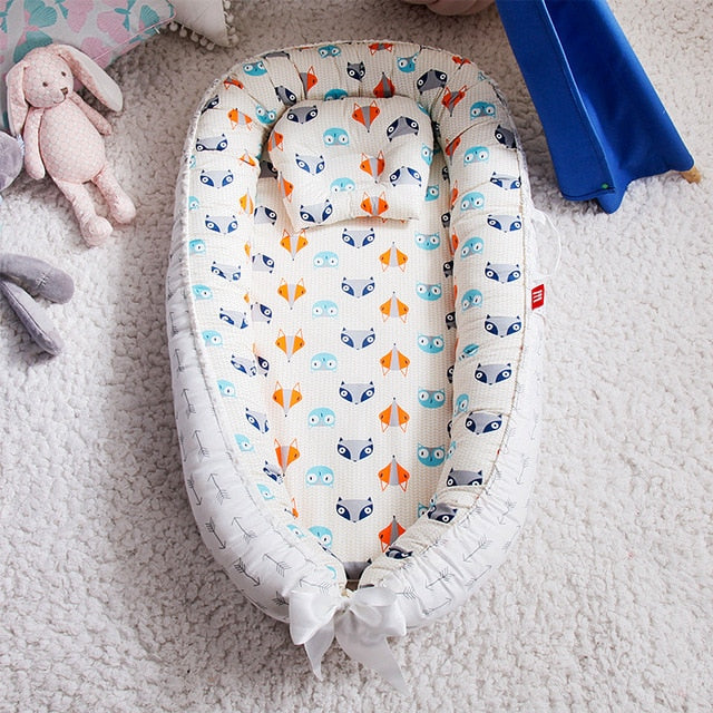 Baby Nest Bed with Pillow
