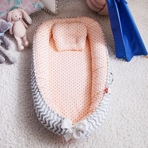 Baby Nest Bed with Pillow
