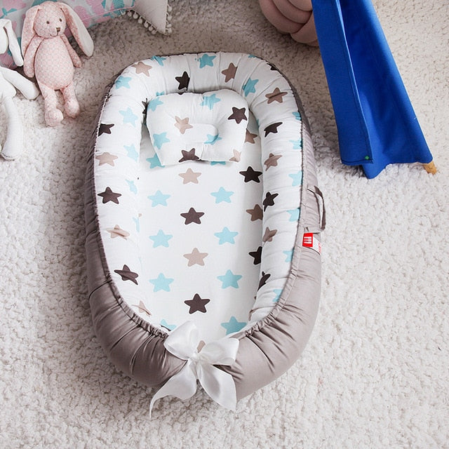 Baby Nest Bed with Pillow