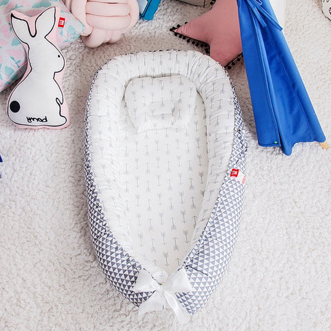 Baby Nest Bed with Pillow