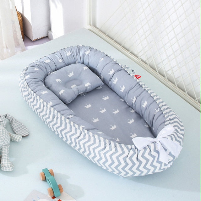 Baby Nest Bed with Pillow