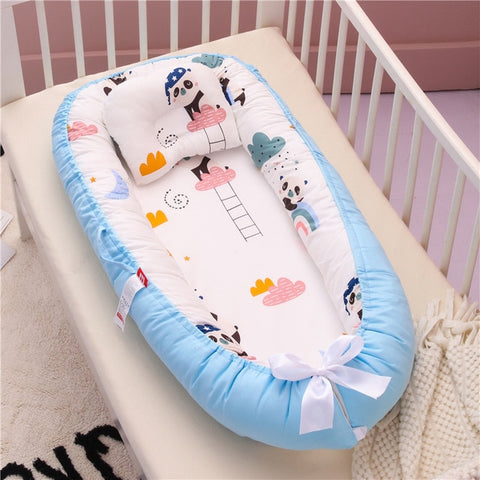 Baby Nest Bed with Pillow