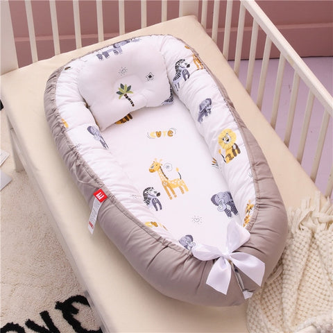 Baby Nest Bed with Pillow