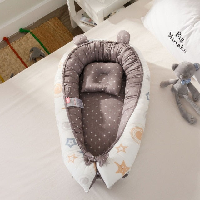 Baby Nest Bed with Pillow