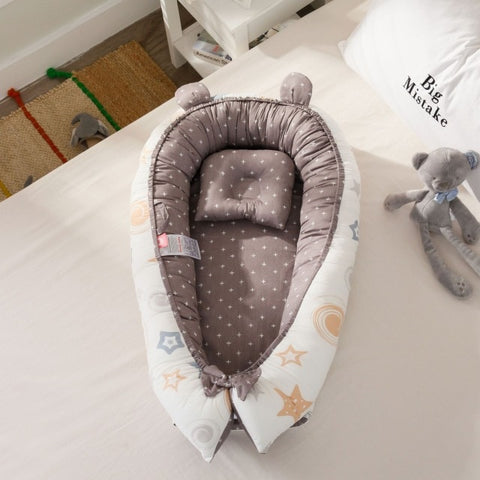 Baby Nest Bed with Pillow