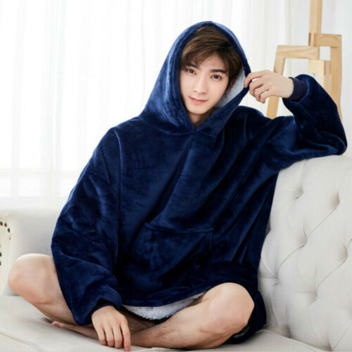 Plush Coral Fleece Microfiber Hoodie