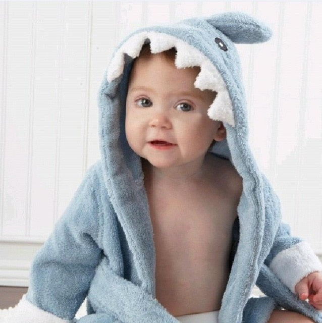 Baby Cartoon Robe Hoodie
