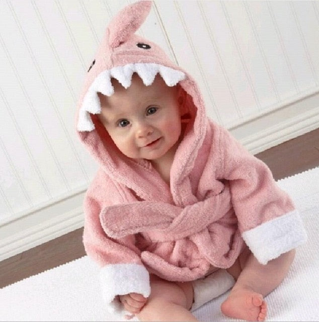 Baby Cartoon Robe Hoodie