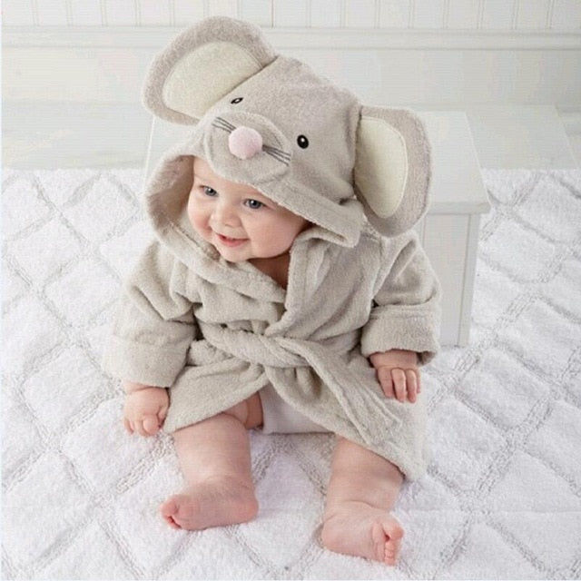 Baby Cartoon Robe Hoodie