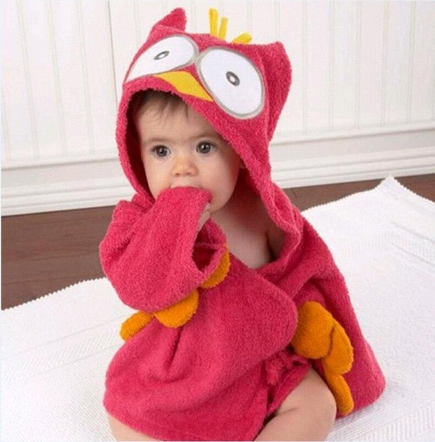 Baby Cartoon Robe Hoodie