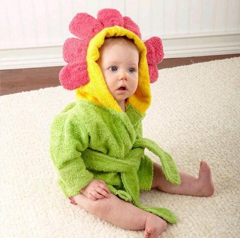 Baby Cartoon Robe Hoodie