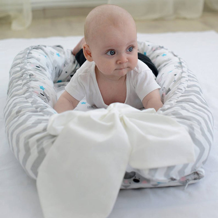 Baby Nest Bed with Pillow