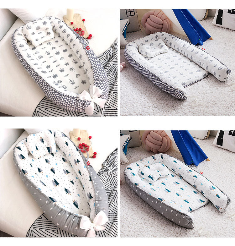 Baby Nest Bed with Pillow