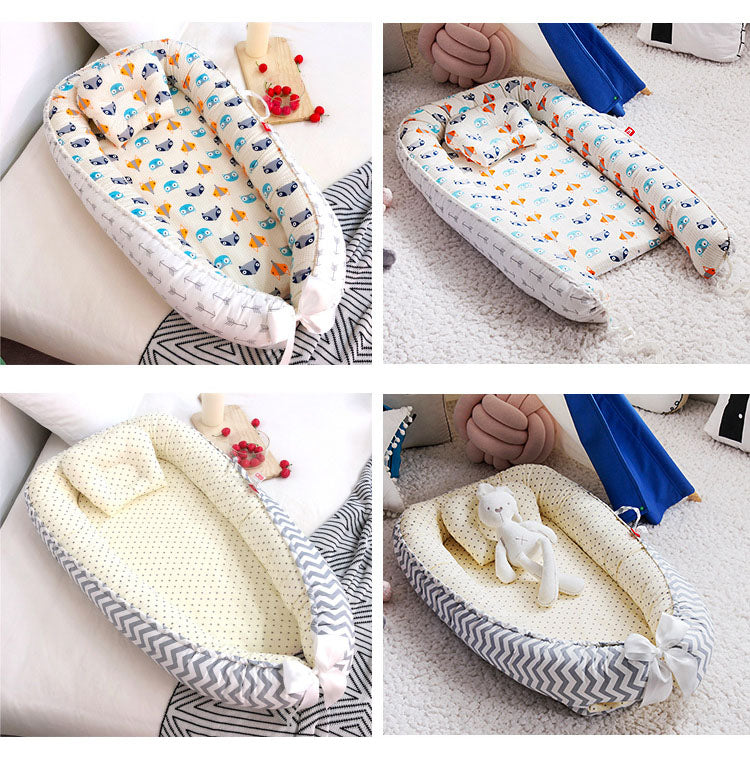 Baby Nest Bed with Pillow