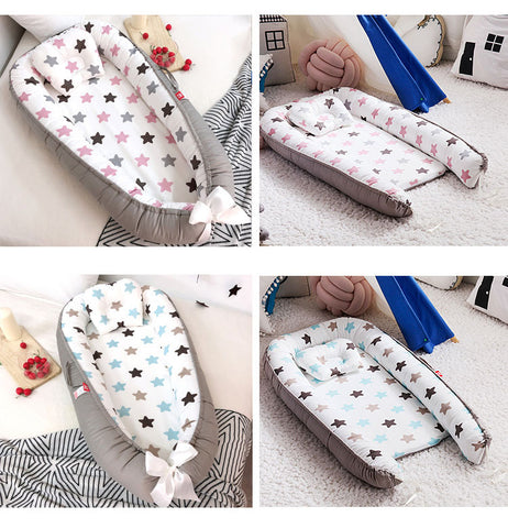 Baby Nest Bed with Pillow
