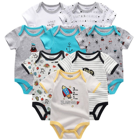 8 Pieces Baby Rompers