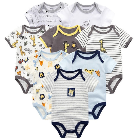 8 Pieces Baby Rompers