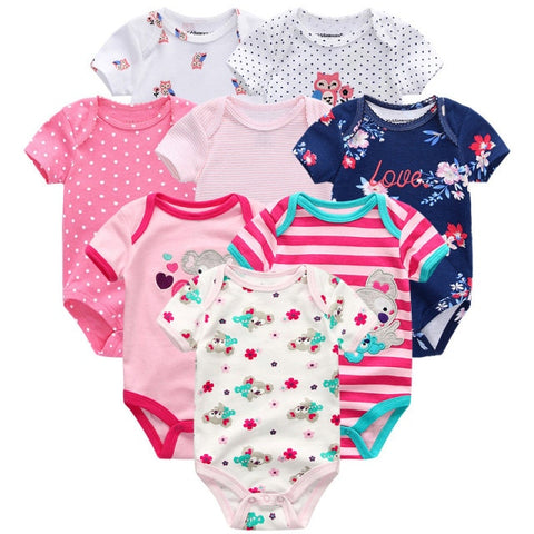 8 Pieces Baby Rompers