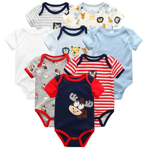 8 Pieces Baby Rompers