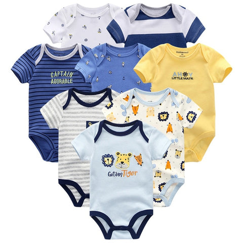 8 Pieces Baby Rompers