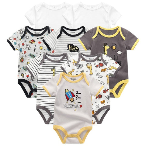 8 Pieces Baby Rompers