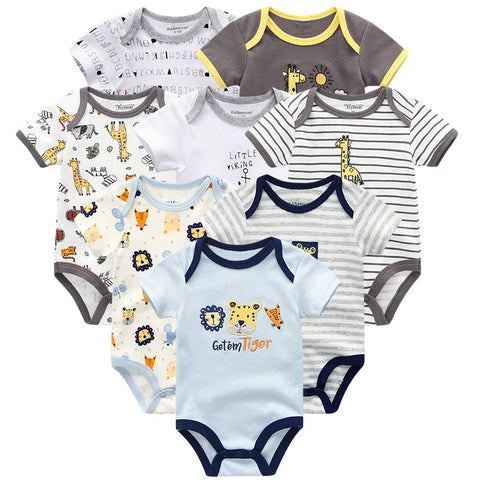 8 Pieces Baby Rompers