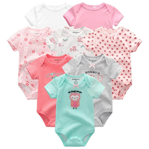 8 Pieces Baby Rompers