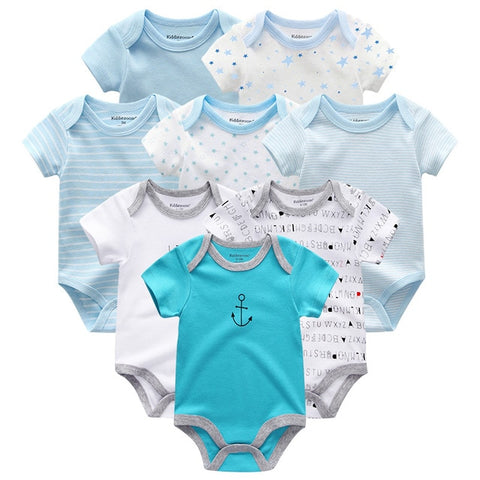 8 Pieces Baby Rompers