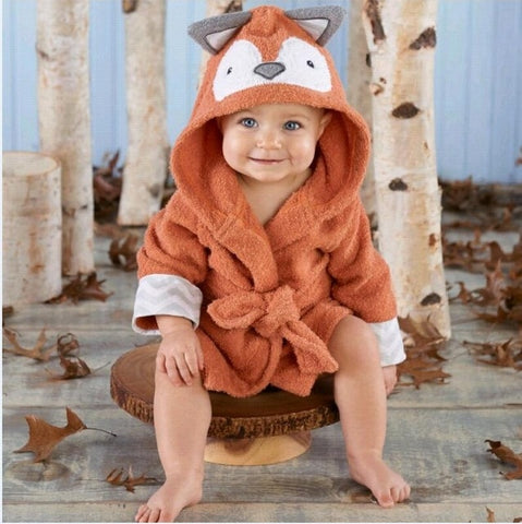 Baby Cartoon Robe Hoodie